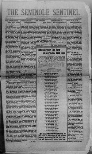 The Seminole Sentinel (Seminole, Tex.), Vol. 12, No. 48, Ed. 1 Thursday, January 2, 1919