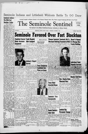 The Seminole Sentinel (Seminole, Tex.), Vol. 41, No. 35, Ed. 1 Thursday, October 7, 1948