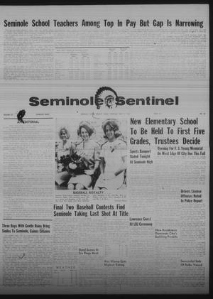 Seminole Sentinel (Seminole, Tex.), Vol. 58, No. 26, Ed. 1 Thursday, May 13, 1965
