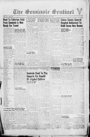 The Seminole Sentinel (Seminole, Tex.), Vol. 37, No. 38, Ed. 1 Friday, October 20, 1944