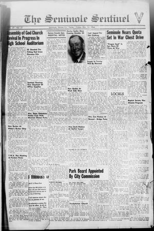 The Seminole Sentinel (Seminole, Tex.), Vol. 37, No. 37, Ed. 1 Friday, October 13, 1944