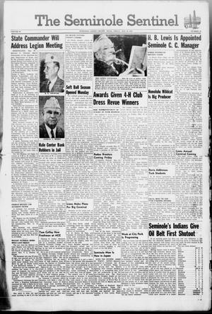 The Seminole Sentinel (Seminole, Tex.), Vol. 40, No. 14, Ed. 1 Friday, May 30, 1947