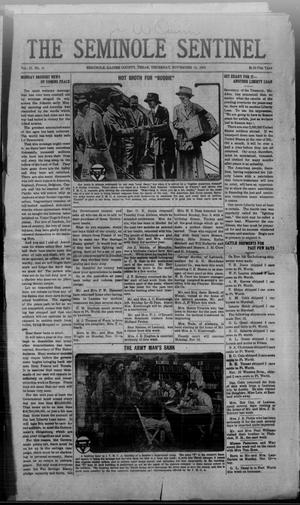 The Seminole Sentinel (Seminole, Tex.), Vol. 12, No. 41, Ed. 1 Thursday, November 14, 1918