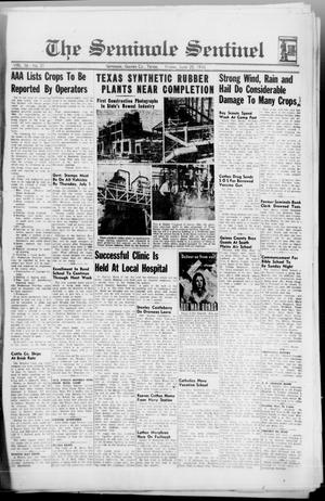 The Seminole Sentinel (Seminole, Tex.), Vol. 36, No. 21, Ed. 1 Friday, June 25, 1943