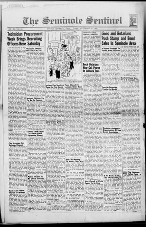 The Seminole Sentinel (Seminole, Tex.), Vol. 35, No. 34, Ed. 1 Friday, September 18, 1942