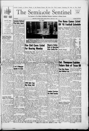 The Seminole Sentinel (Seminole, Tex.), Vol. 40, No. 52, Ed. 1 Friday, February 6, 1948