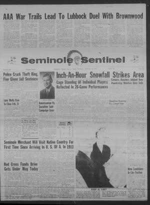 Seminole Sentinel (Seminole, Tex.), Vol. 54, No. 14, Ed. 1 Thursday, February 23, 1961