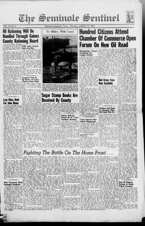 The Seminole Sentinel (Seminole, Tex.), Vol. 35, No. 7, Ed. 1 Thursday, March 12, 1942