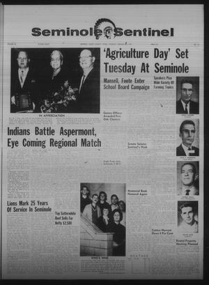 Seminole Sentinel (Seminole, Tex.), Vol. 58, No. 14, Ed. 1 Thursday, February 18, 1965