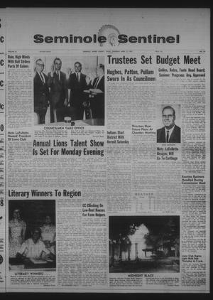 Seminole Sentinel (Seminole, Tex.), Vol. 60, No. 22, Ed. 1 Thursday, April 13, 1967