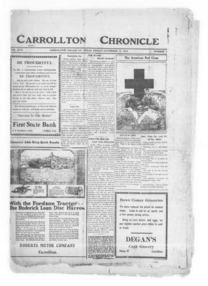 Carrollton Chronicle (Carrollton, Tex.), Vol. 17, No. 3, Ed. 1 Friday, November 19, 1920