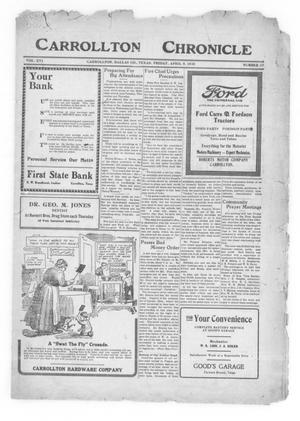 Carrollton Chronicle (Carrollton, Tex.), Vol. 16, No. 23, Ed. 1 Friday, April 9, 1920