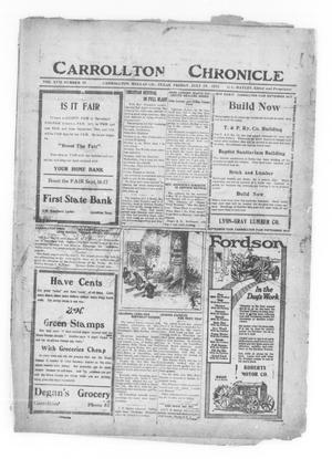 Carrollton Chronicle (Carrollton, Tex.), Vol. 17, No. 38, Ed. 1 Friday, July 29, 1921