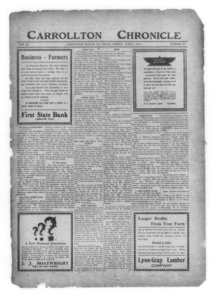 Carrollton Chronicle (Carrollton, Tex.), Vol. 9, No. 44, Ed. 1 Friday, June 6, 1913