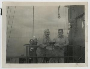 [Photograph of U.S.S. Texas Flag Officers]