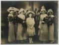 Thumbnail image of item number 1 in: '[Photograph of Claudia Lyon with Maids of Honor]'.