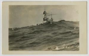 [Photograph of U.S.S. Texas at Sea]