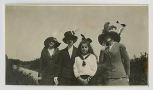 Primary view of object titled '[Photograph of Four Women]'.