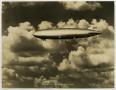 Thumbnail image of item number 1 in: '[Photograph of the Hindenburg over Lakehurst, New Jersey]'.