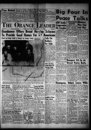 The Orange Leader (Orange, Tex.), Vol. 52, No. 21, Ed. 1 Monday, January 25, 1954