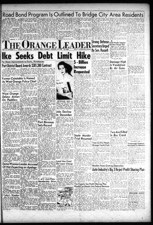 The Orange Leader (Orange, Tex.), Vol. 55, No. 12, Ed. 1 Tuesday, January 14, 1958