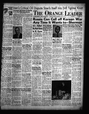 Primary view of object titled 'The Orange Leader (Orange, Tex.), Vol. 38, No. 128, Ed. 1 Thursday, May 31, 1951'.