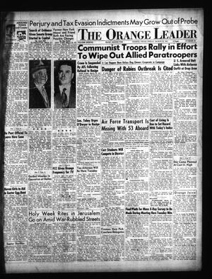 The Orange Leader (Orange, Tex.), Vol. 38, No. 121, Ed. 1 Wednesday, May 23, 1951