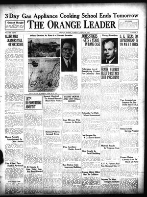 The Orange Leader (Orange, Tex.), Vol. 27, No. 91, Ed. 1 Tuesday, April 16, 1940