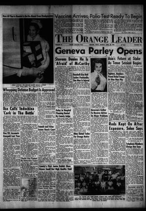 The Orange Leader (Orange, Tex.), Vol. 52, No. 101, Ed. 1 Monday, April 26, 1954