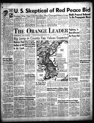 The Orange Leader (Orange, Tex.), Vol. 38, No. 148, Ed. 1 Sunday, June 24, 1951
