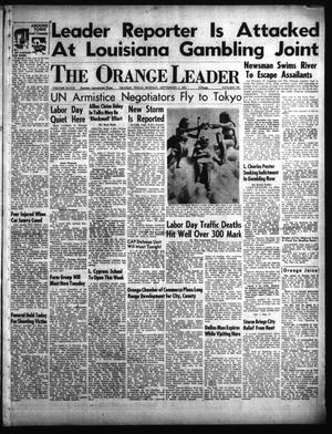 The Orange Leader (Orange, Tex.), Vol. 48, No. 208, Ed. 1 Monday, September 3, 1951