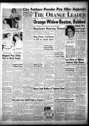 The Orange Leader (Orange, Tex.), Vol. 52, No. 242, Ed. 1 Tuesday, September 28, 1954