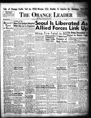 The Orange Leader (Orange, Tex.), Vol. 37, No. 238, Ed. 1 Tuesday, September 26, 1950