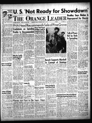 The Orange Leader (Orange, Tex.), Vol. 38, No. 114, Ed. 1 Tuesday, May 15, 1951