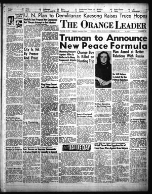 The Orange Leader (Orange, Tex.), Vol. 48, No. 261, Ed. 1 Sunday, November 4, 1951