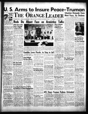 The Orange Leader (Orange, Tex.), Vol. 48, No. 223, Ed. 1 Thursday, September 20, 1951