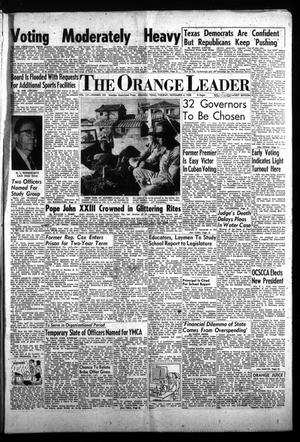 The Orange Leader (Orange, Tex.), Vol. 55, No. 253, Ed. 1 Tuesday, November 4, 1958