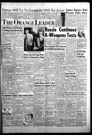 The Orange Leader (Orange, Tex.), Vol. 55, No. 256, Ed. 1 Friday, November 7, 1958
