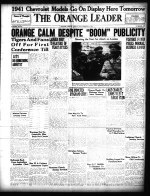 The Orange Leader (Orange, Tex.), Vol. 27, No. 227, Ed. 1 Friday, September 20, 1940