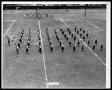 Thumbnail image of item number 1 in: 'HSU Cowgirls with Cowboy Band on Field'.