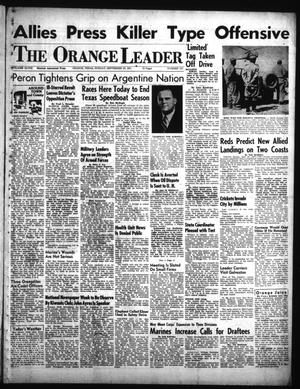 The Orange Leader (Orange, Tex.), Vol. 48, No. 231, Ed. 1 Sunday, September 30, 1951