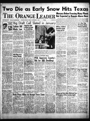 The Orange Leader (Orange, Tex.), Vol. 48, No. 260, Ed. 1 Friday, November 2, 1951