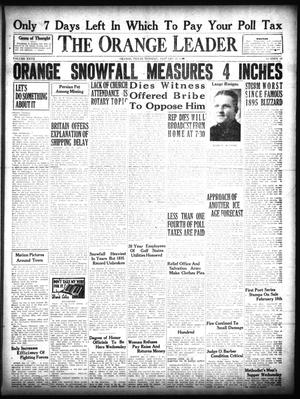 The Orange Leader (Orange, Tex.), Vol. 27, No. 19, Ed. 1 Tuesday, January 23, 1940