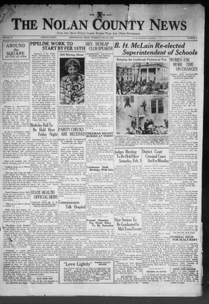 The Nolan County News (Sweetwater, Tex.), Vol. 11, No. 5, Ed. 1 Thursday, January 24, 1935
