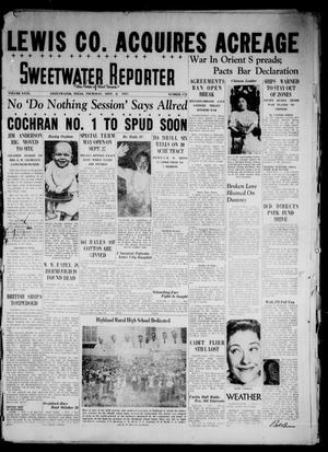 Sweetwater Reporter (Sweetwater, Tex.), Vol. 40, No. 172, Ed. 1 Thursday, September 2, 1937