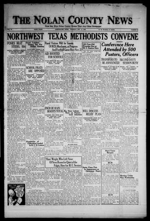 The Nolan County News (Sweetwater, Tex.), Vol. 6, No. 44, Ed. 1 Thursday, November 13, 1930