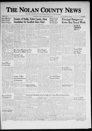 The Nolan County News (Sweetwater, Tex.), Vol. 18, No. 40, Ed. 1 Thursday, September 24, 1942