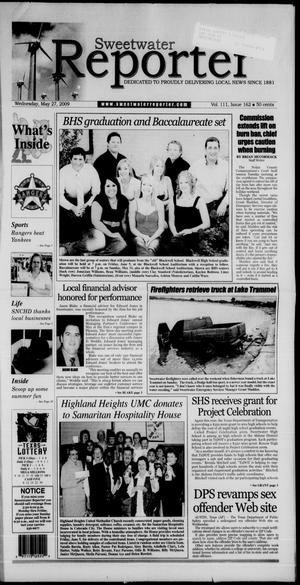 Sweetwater Reporter (Sweetwater, Tex.), Vol. 111, No. 162, Ed. 1 Wednesday, May 27, 2009