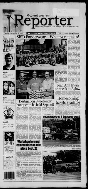 Sweetwater Reporter (Sweetwater, Tex.), Vol. 111, No. 250, Ed. 1 Tuesday, September 8, 2009