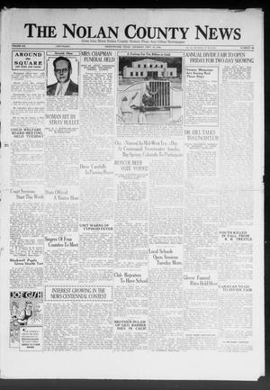 The Nolan County News (Sweetwater, Tex.), Vol. 12, No. 38, Ed. 1 Thursday, September 10, 1936